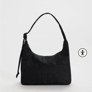 Black baggu Mini Nylon Shoulder Bag